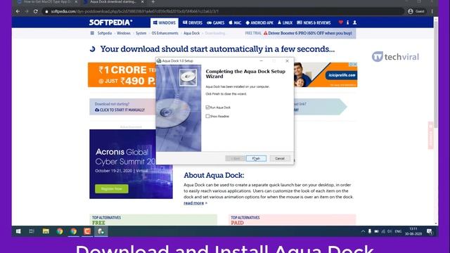 How to Get MacOS Type App Dock on Windows 10 смотреть онлайн