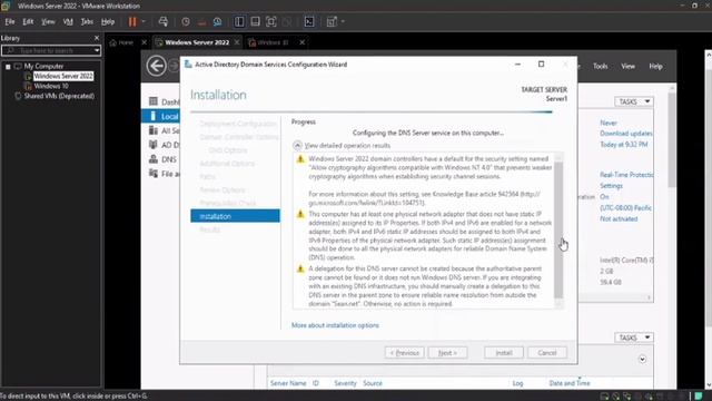 Active Directory Domain Service Windows Server 2022 смотреть онлайн