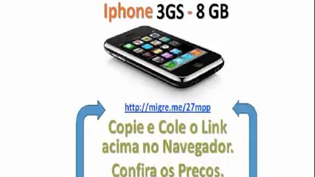 Celular iPhone 3GS - 8GB Apple iPhone: Onde comprar + Barato: смотреть онлайн