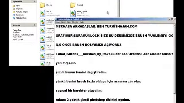 Photshop Brush Yukleme.wmv смотреть онлайн