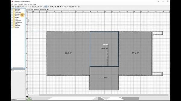 Home Assistant Floor Plan with Sweet Home 3D