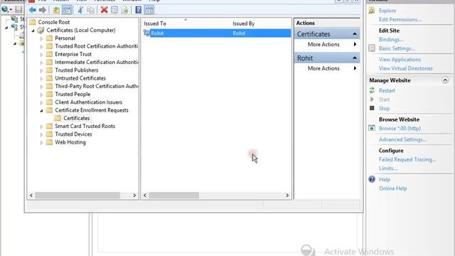 How to configure Active Directory Certification Services(ADCA) on Server 2012 смотреть онлайн