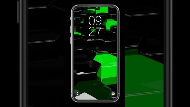 Hexagon 3D Neon Lights #android #ios #lockscreen #animation смотреть онлайн