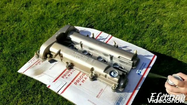 Turbo build on le5 ecotec 2006 Pontiac Solstice 2.4L (PART 3) painting valve cover! смотреть онлайн