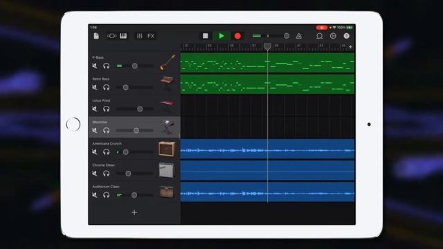 Steve Vai - Sisters | Garageband song remake Cover Remix | iPad/iPhone iOS смотреть онлайн
