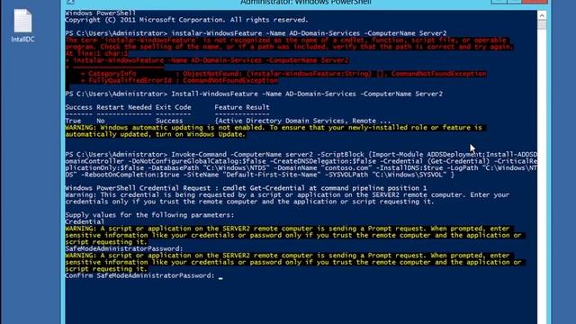 Windows Server 2012, Active Directory Deployment and Management Enhancements {ScreenCast} смотреть онлайн