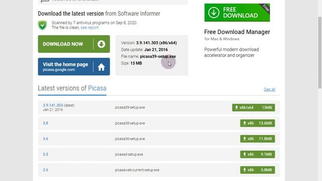 download picasa 3 in any windows version safely смотреть онлайн