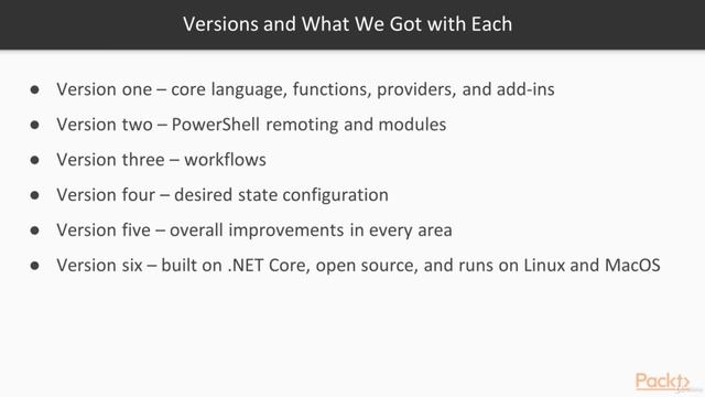 2 Differences between PowerShell Core 6 and Windows PowerShell смотреть онлайн