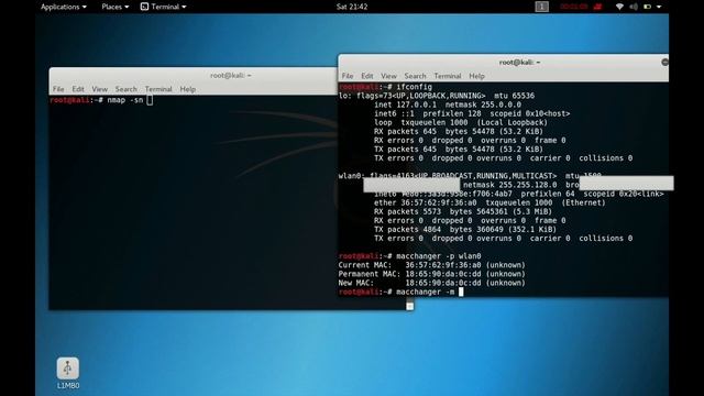 HOW TO CHANGE YOUR MAC ADDRESS | KALI LINUX смотреть онлайн