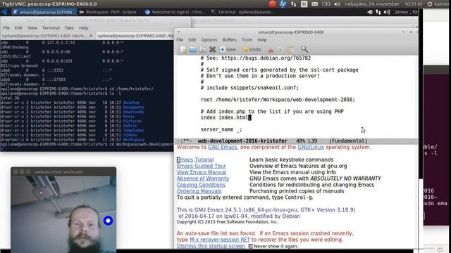 "Emacs", "hosts", "ls", "nginx", "su", "netstat", "Chromium", "rm": configuring server, which ports смотреть онлайн