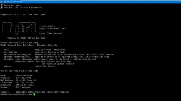 Ubiquiti UniFi: comandi SSH