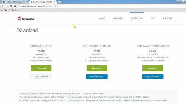 programmi quasi sconosciuti - Burn Aware free смотреть онлайн