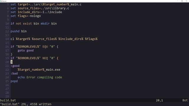 Windows Batch files to build your code Part 5 смотреть онлайн