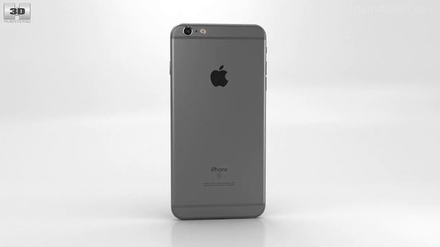 Apple iPhone 6s Plus Space Gray 3D model by 3DModels.org смотреть онлайн