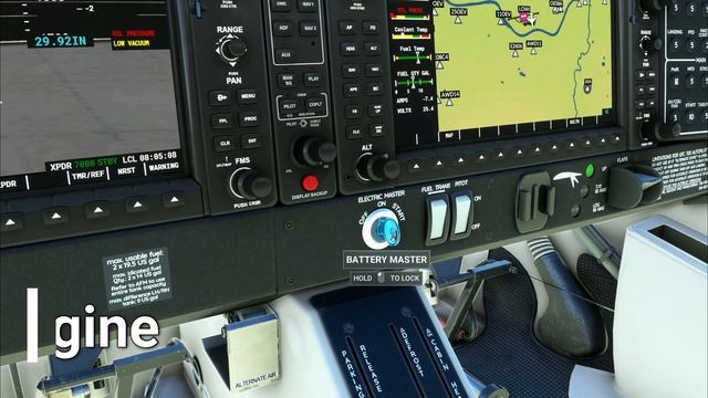 How to Start up Diamond DA40 NG in Microsoft Flight Simulator смотреть онлайн