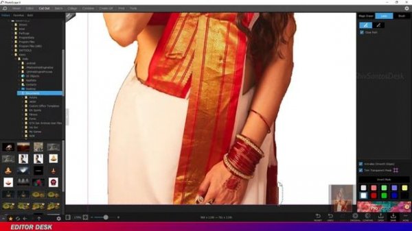 REMOVE BACKGROUND of Any Image| with PHOTOSCAPE X | EDITOR DESK