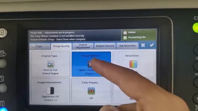Mudança das predefinições da cópia Xerox WC7120 смотреть онлайн