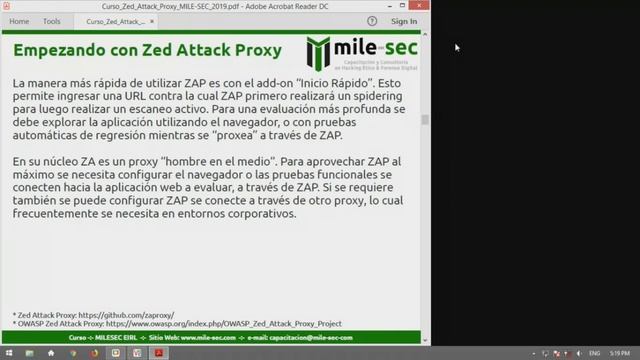 Curso de Zed Attak Proxy - Sesión 1 смотреть онлайн