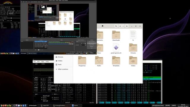 Debian 10 + openbox + tint2 + nitrogen en mi escritorio. смотреть онлайн