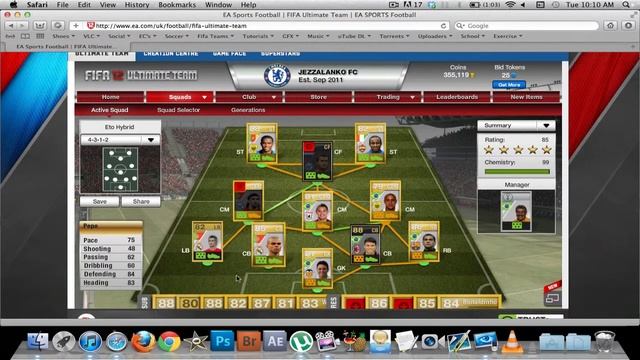 Fifa 13 Squad Builder: Eto Hybrid смотреть онлайн