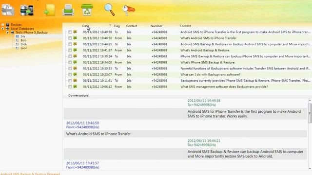 How to update iOS 7 and restore SMS from iTunes backup смотреть онлайн