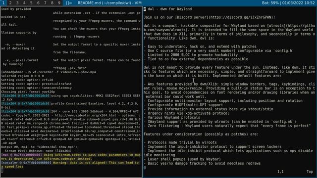 DWM for Wayland (DWL). смотреть онлайн