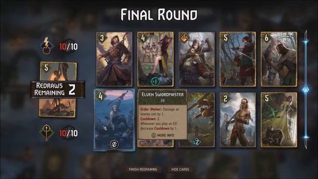 Gwent: Elven Deadeye Swarm Deck смотреть онлайн