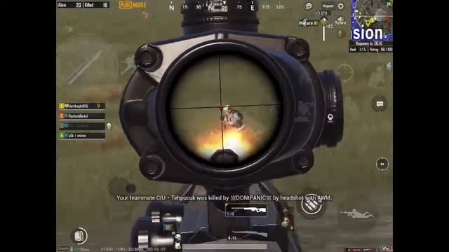 PUBG Mobile : Arcade Sniping Montage (War mode, not TDM) смотреть онлайн