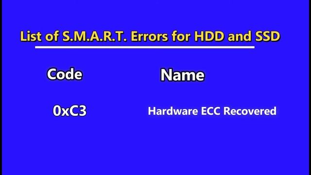 S.M.A.R.T. Errors Codes and message for HDD and SSD - Technical Adan смотреть онлайн