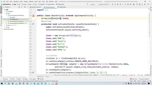 7. ArrayList and Custom Class with ListView Khmer Language Ep. 3/3 смотреть онлайн