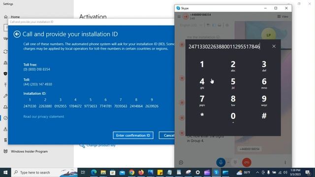 Activate Windows 10 -11 by one free call Skype Original Activation 2023 смотреть онлайн