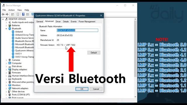 Cara Mengetahui Versi Bluetooth pada Windows/PC #28 смотреть онлайн