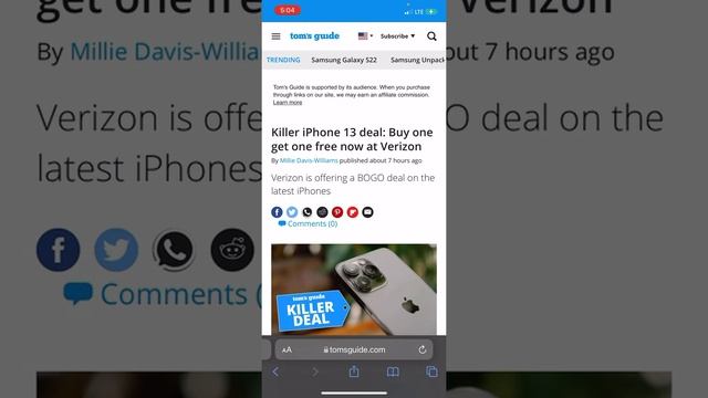 Verizon wireless iPhone 13 killer deal! Is this a good idea? смотреть онлайн