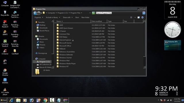 Windows 7 Themes,Gadget,Disctop Show Bar & Download... смотреть онлайн