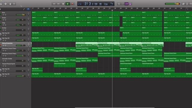 Garageband 10 Rap/Hip Hop Beat смотреть онлайн
