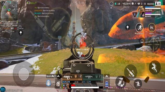 Apex Legends Mobile Gameplay 27 Kills Win Team ( Android / IOS ) смотреть онлайн