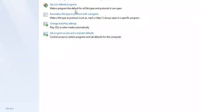 How to change default programs (Windows 7) смотреть онлайн