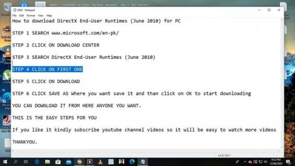 DirectX End-User Runtimes (June 2010)