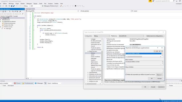 Tutoriel installation SFML 2.0+ sur Visual Studio [Windows] [FR] [HD] смотреть онлайн