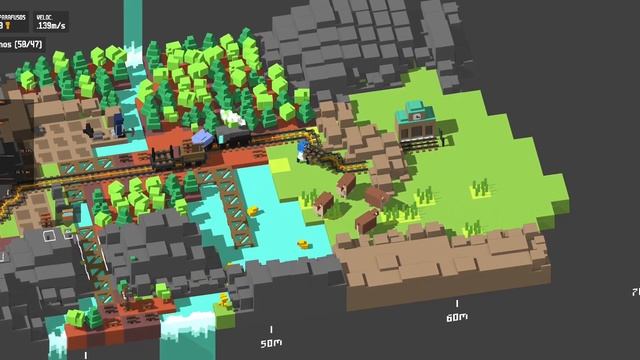 Unrailed! - Ultrawide coop gameplay [21:9 1080p60] смотреть онлайн