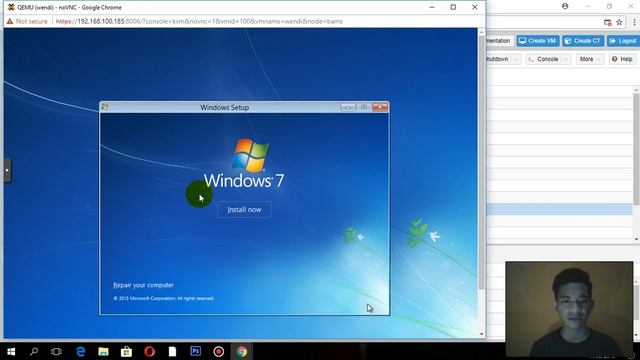 cara menginstal windows 7 di proxmox смотреть онлайн