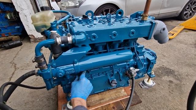 Lister Petter LPW4 Reconditioned Marine Diesel Engine with Hurth HBW125 Gearbox смотреть онлайн