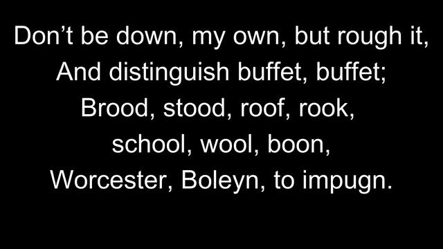 The Chaos- English Pronunciation By Dr. Gerard Nolste Trenité