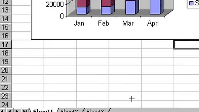 Microsoft Office Excel 2000 Adding autoshapes смотреть онлайн