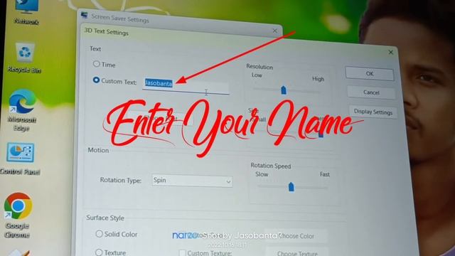 How to Change 3d Text Screen Saver Font, How To Custom Text In 3d Text Screensaver Windows 7,8,and смотреть онлайн