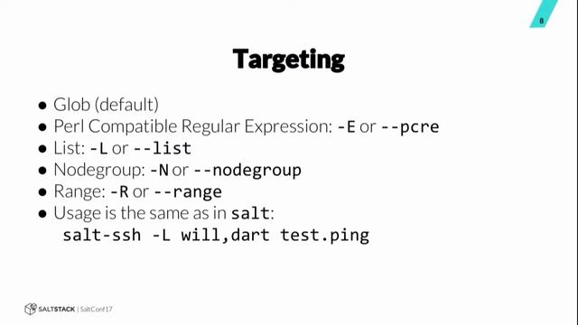 Agentless Salt Automation - SaltStack - SaltConf17 смотреть онлайн