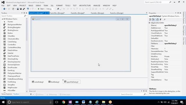 ListBox,ProgressBar,TabControl,Treeview,openFile,color file,font file,folder borwser dialouge contr смотреть онлайн