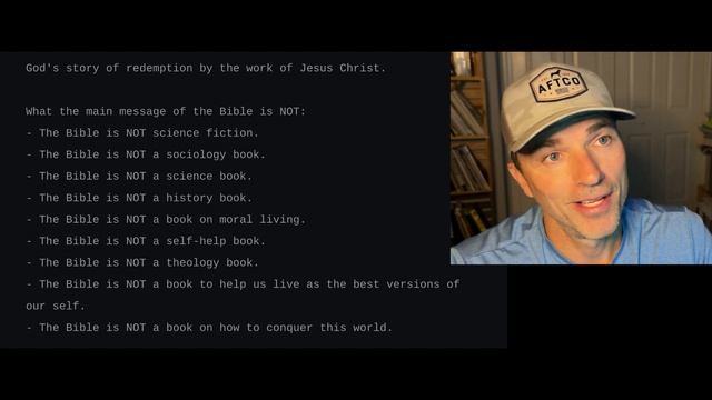 2024 01 08 What is the Big Message of the Bible? смотреть онлайн