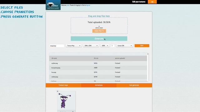 www.tPacker.com - Online Texture Packer FREE tool for mobile devs смотреть онлайн