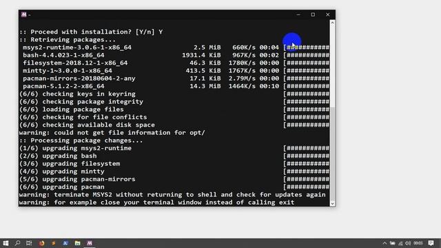 04 MSYS2 Installer смотреть онлайн